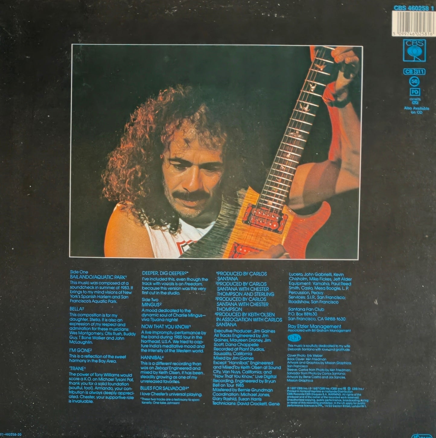 CARLOS SANTANA - Blues For Salvador