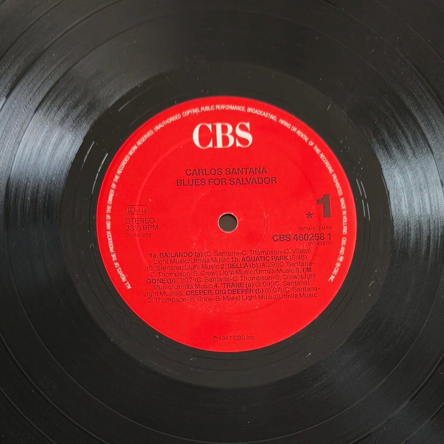 CARLOS SANTANA - Blues For Salvador