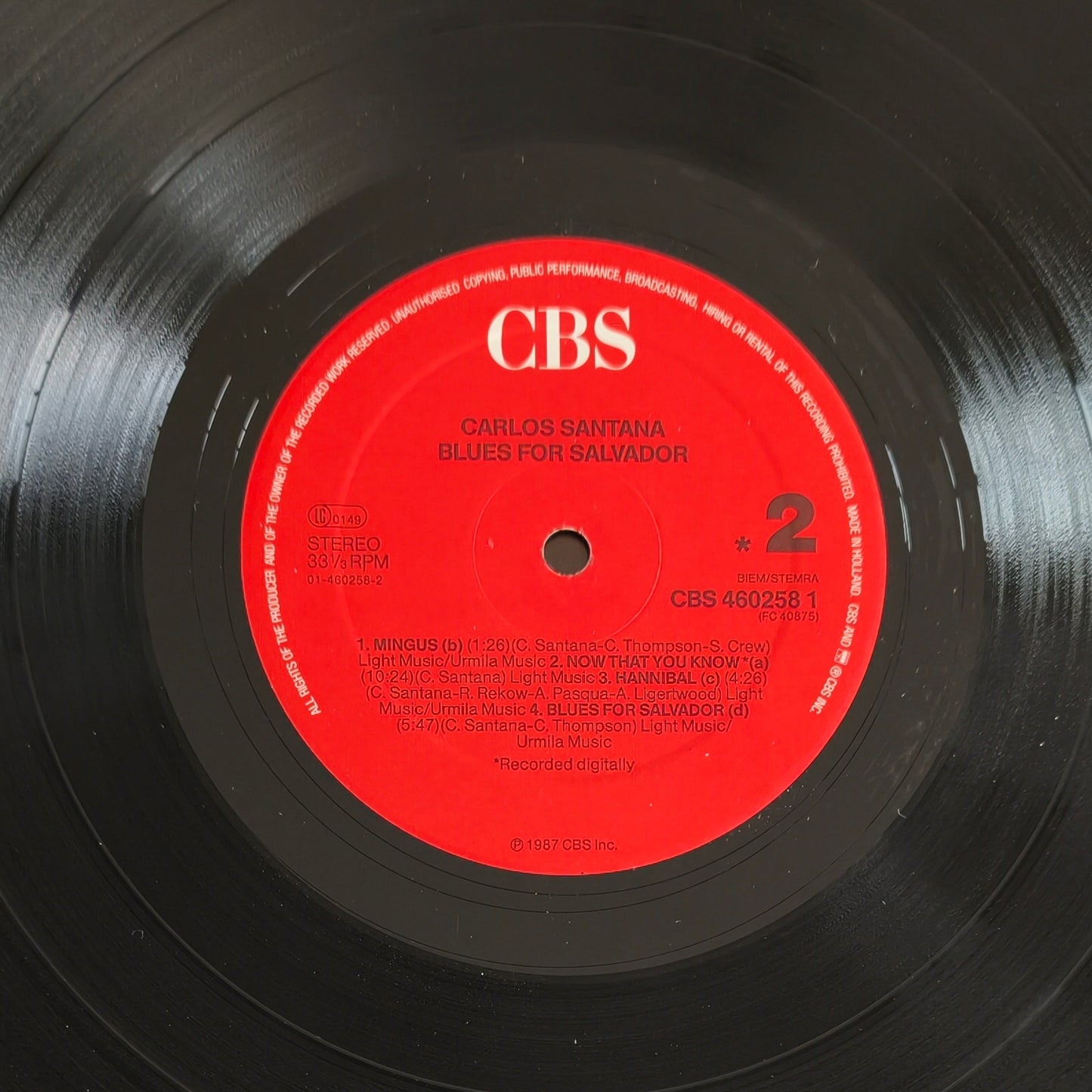 CARLOS SANTANA - Blues For Salvador