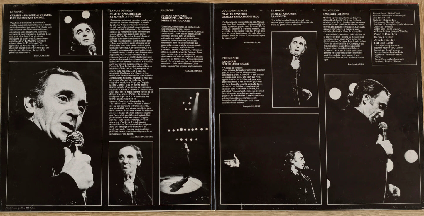 CHARLES AZNAVOUR - Plein Feu Sur Aznavour