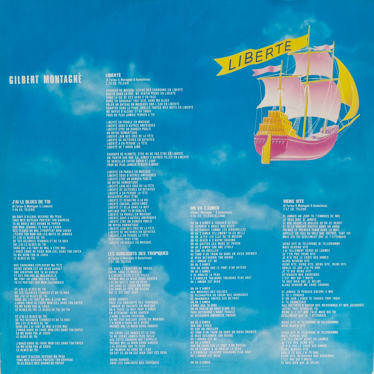 GILBERT MONTAGNE - Liberté