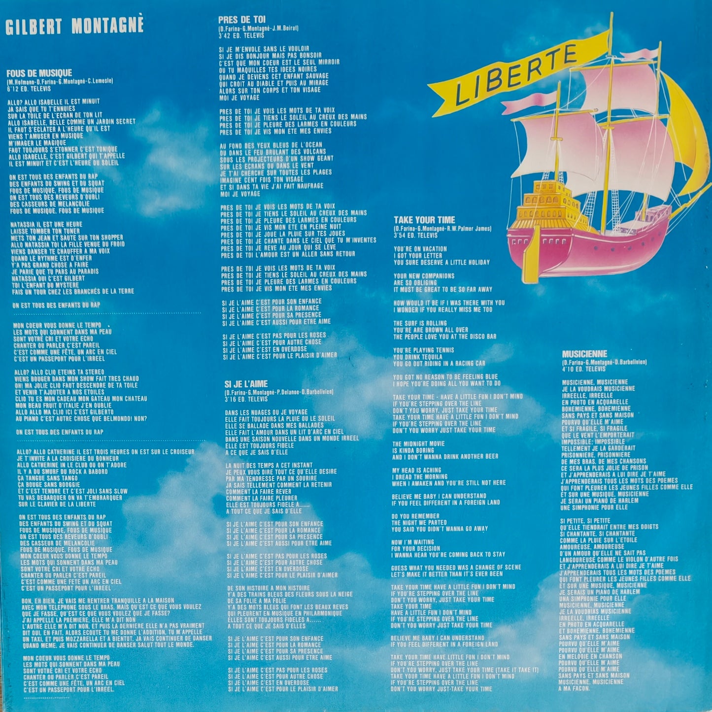 GILBERT MONTAGNE - Liberté