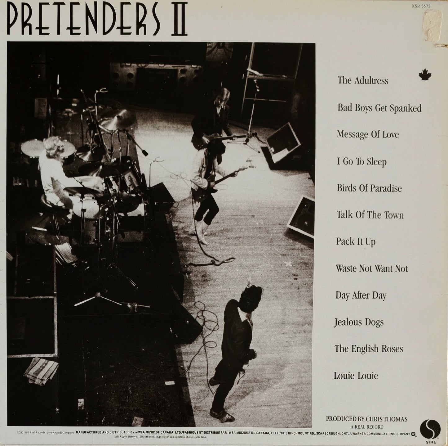 PRETENDERS - Pretenders II (Pressage Canada)