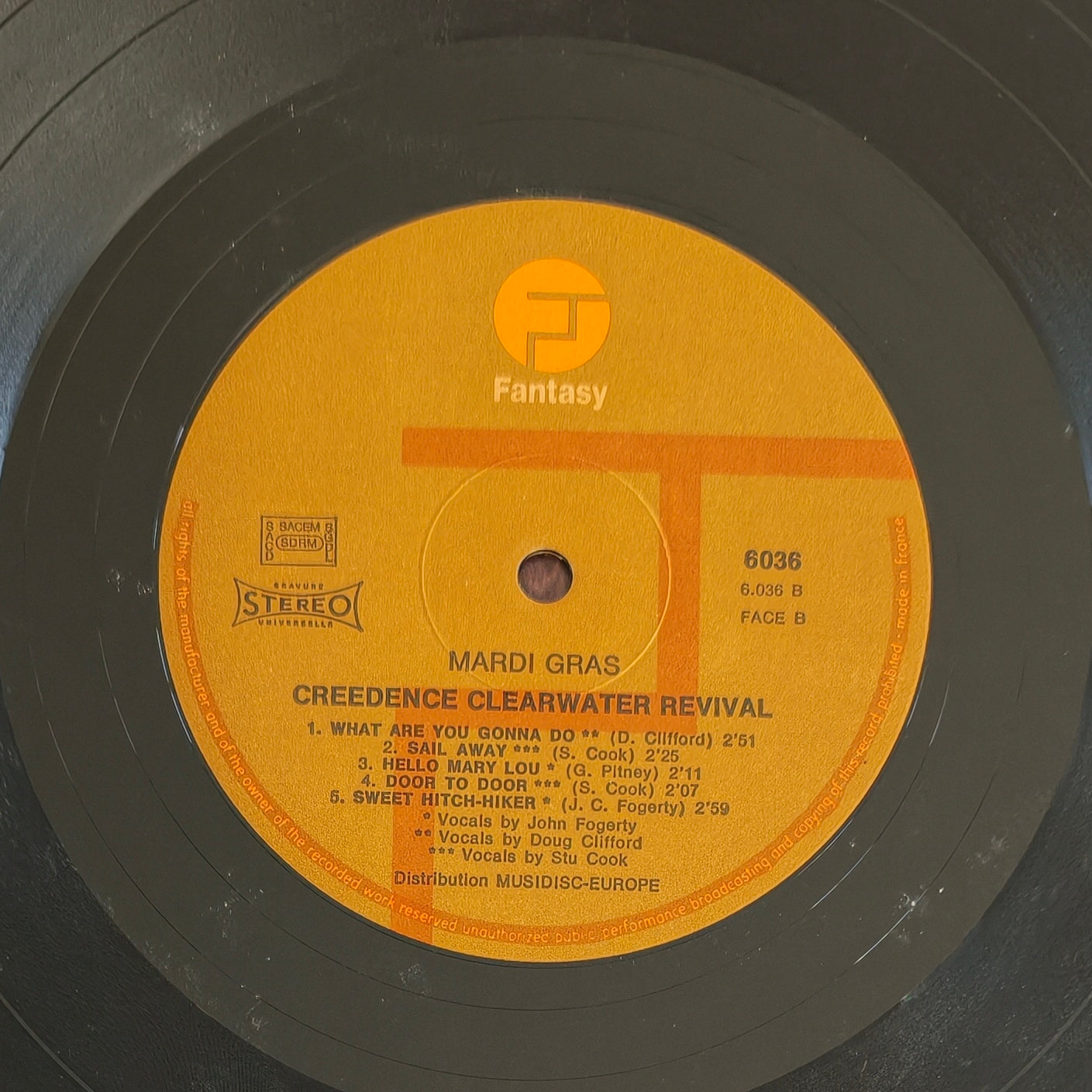 CREEDENCE CLEAR WATER - Mardi Gras