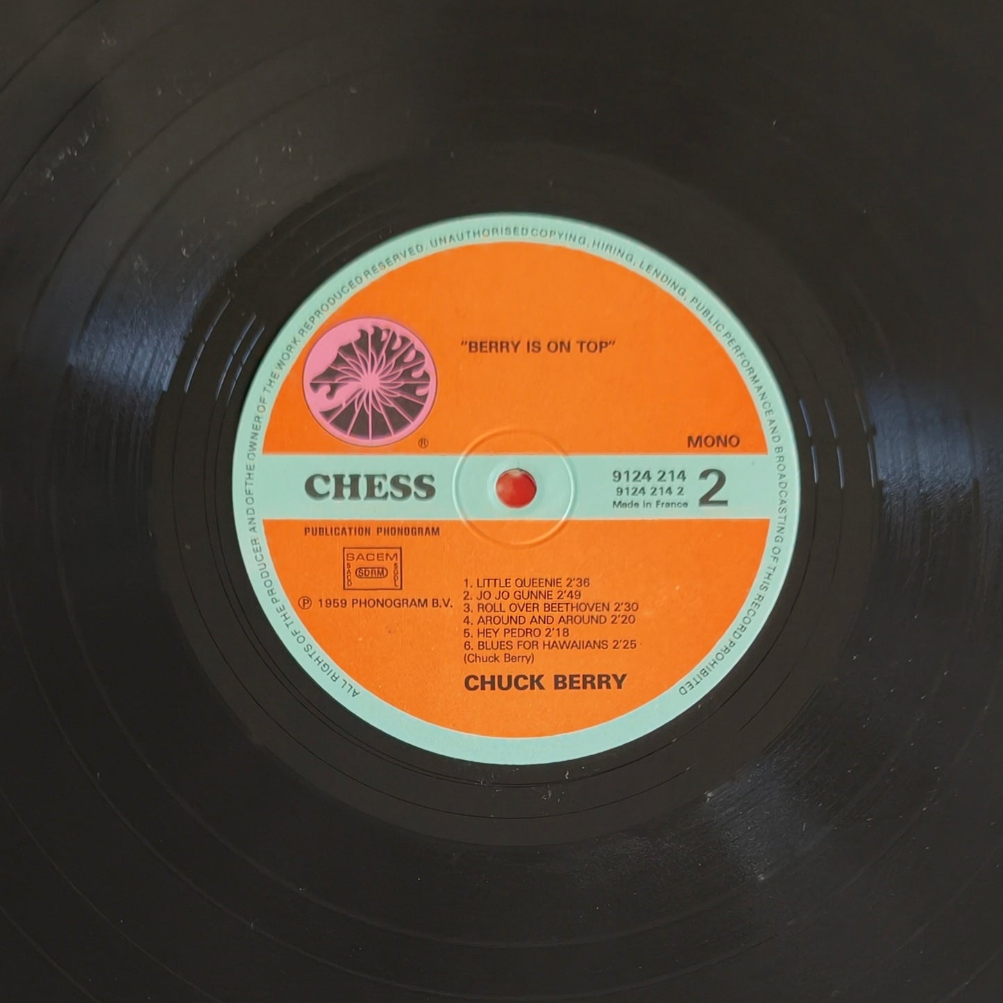 CHUCK BERRY - Berry Is On Top