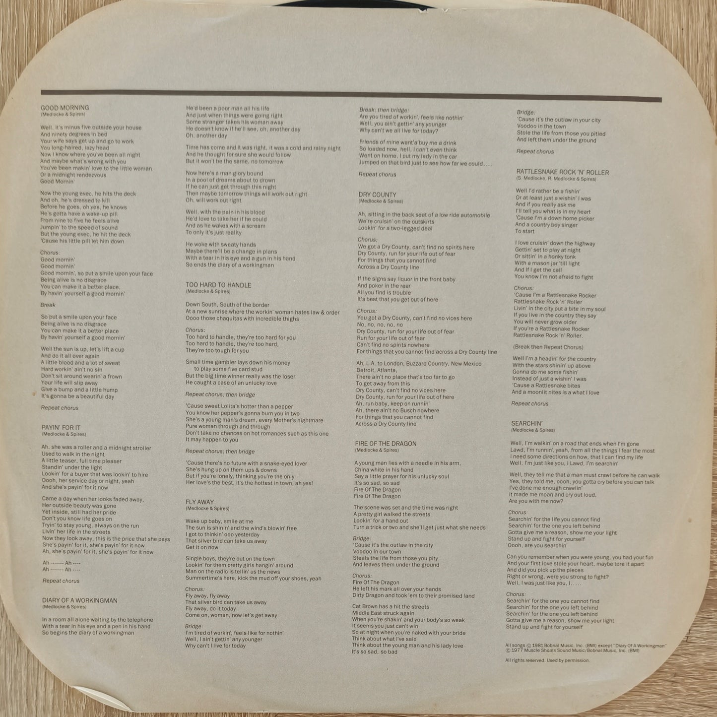 BLACKFOOT - Marauder (Pressage US)