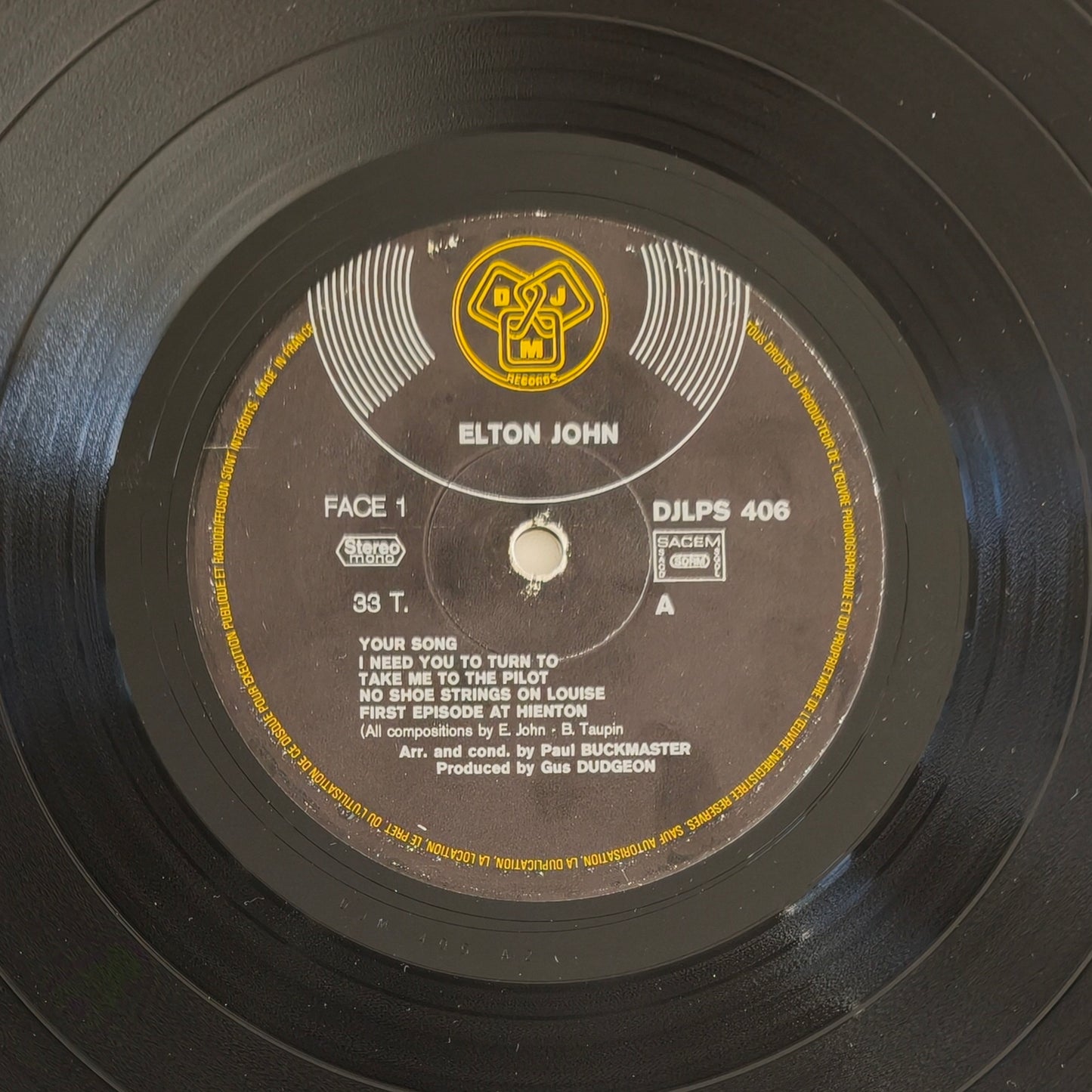 ELTON JOHN - Elton John