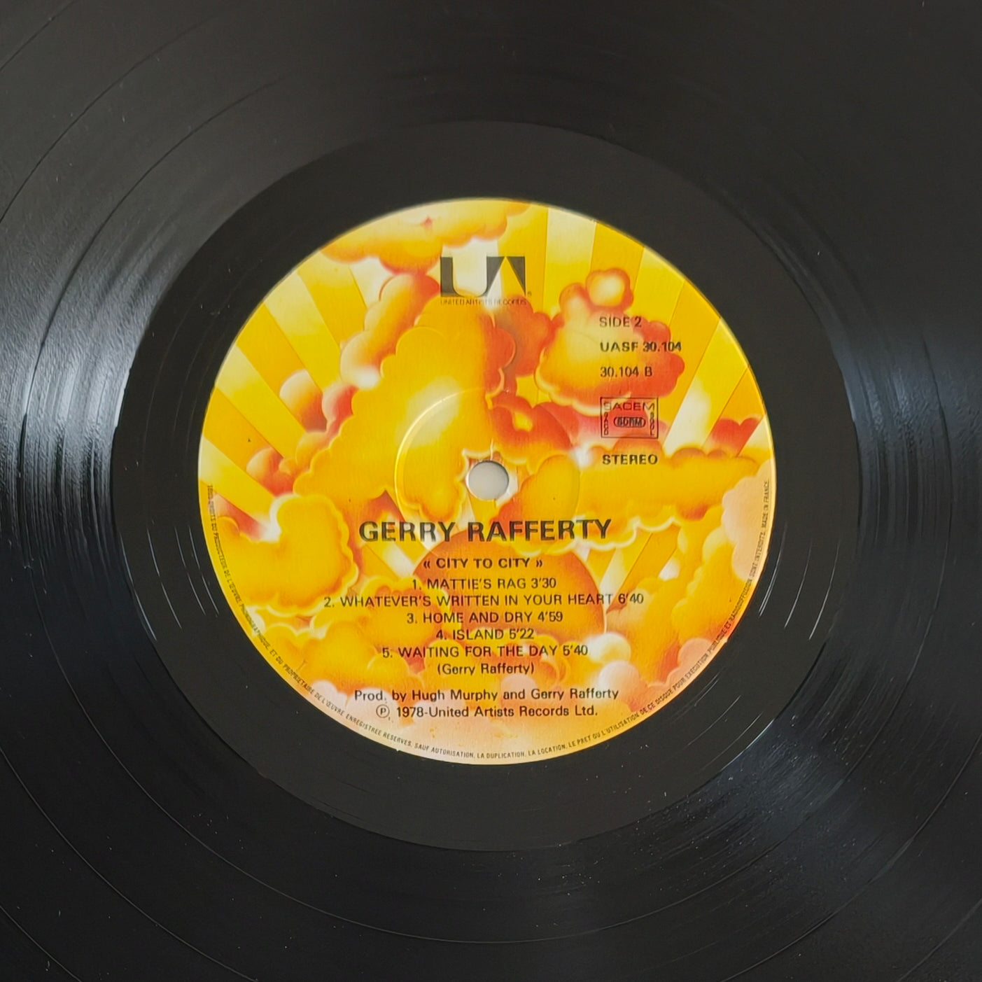 GERRY RAFFERTY - City To City