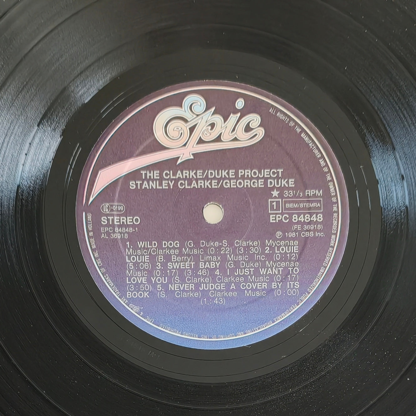STANLEY CLARKE / GEORGE DUKE - The Clarke / Duke Project