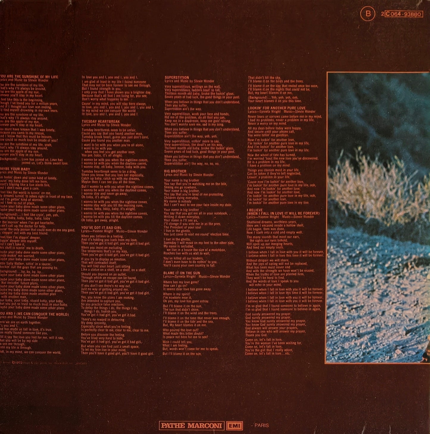 STEVIE WONDER - Talking Book