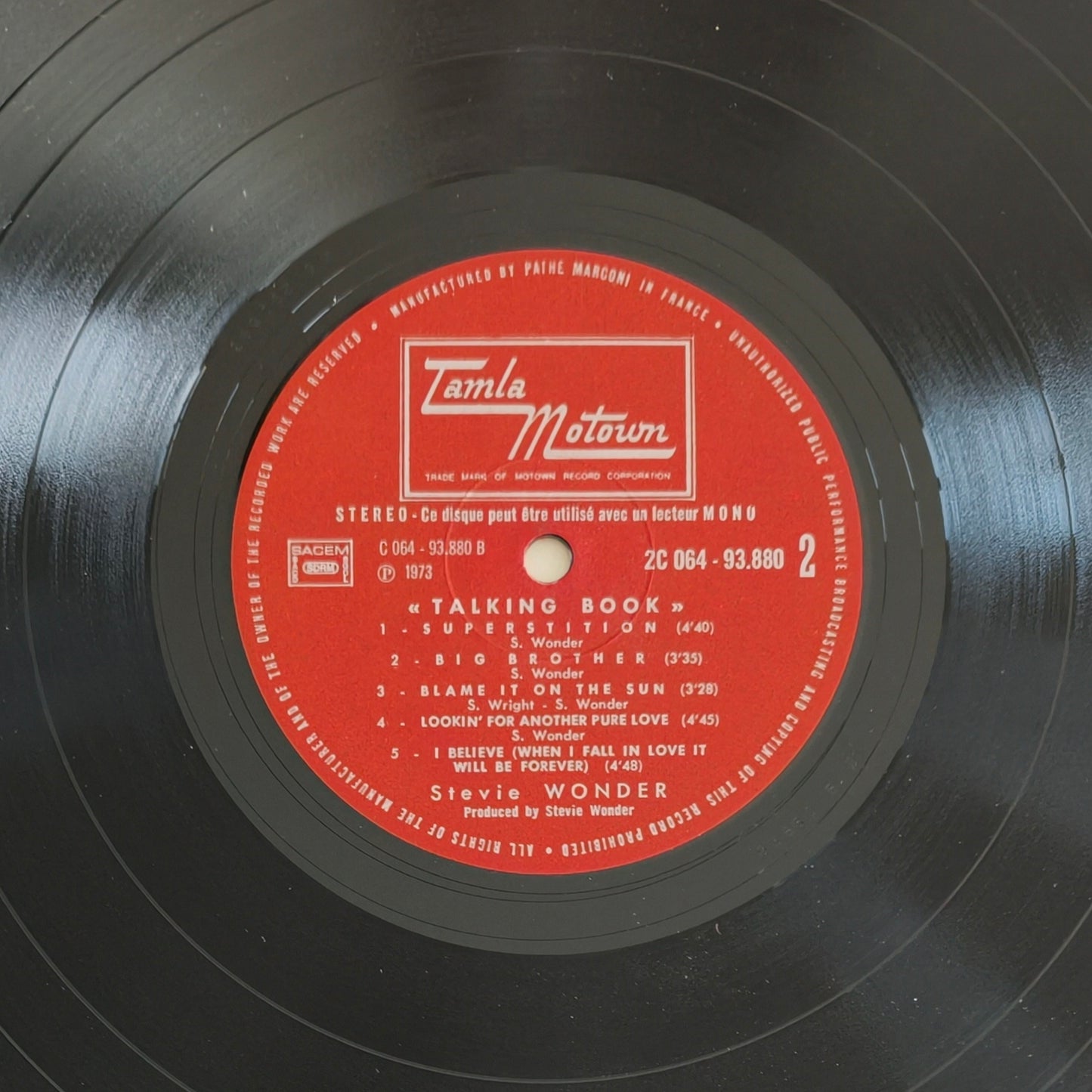 STEVIE WONDER - Talking Book