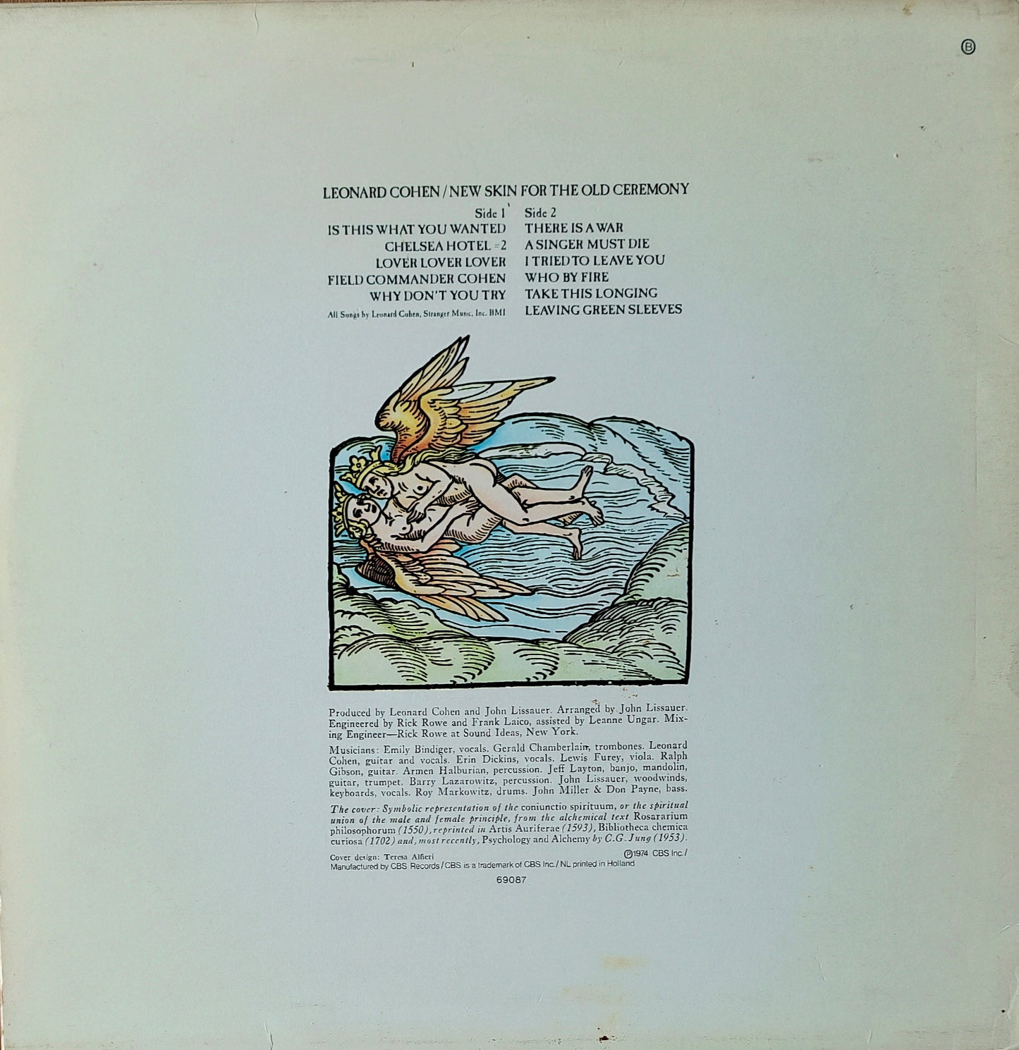 LEONARD COHEN - New Skin For The Old Ceremony