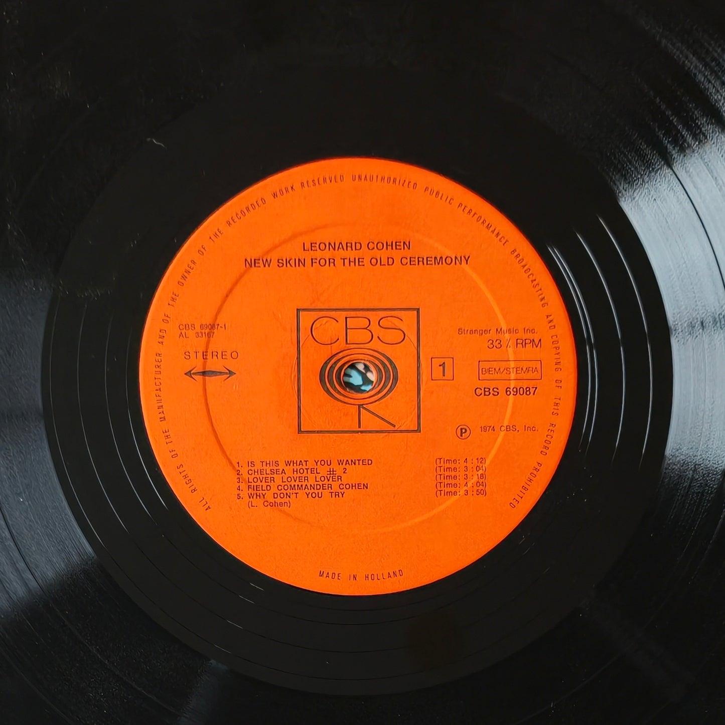 LEONARD COHEN - New Skin For The Old Ceremony