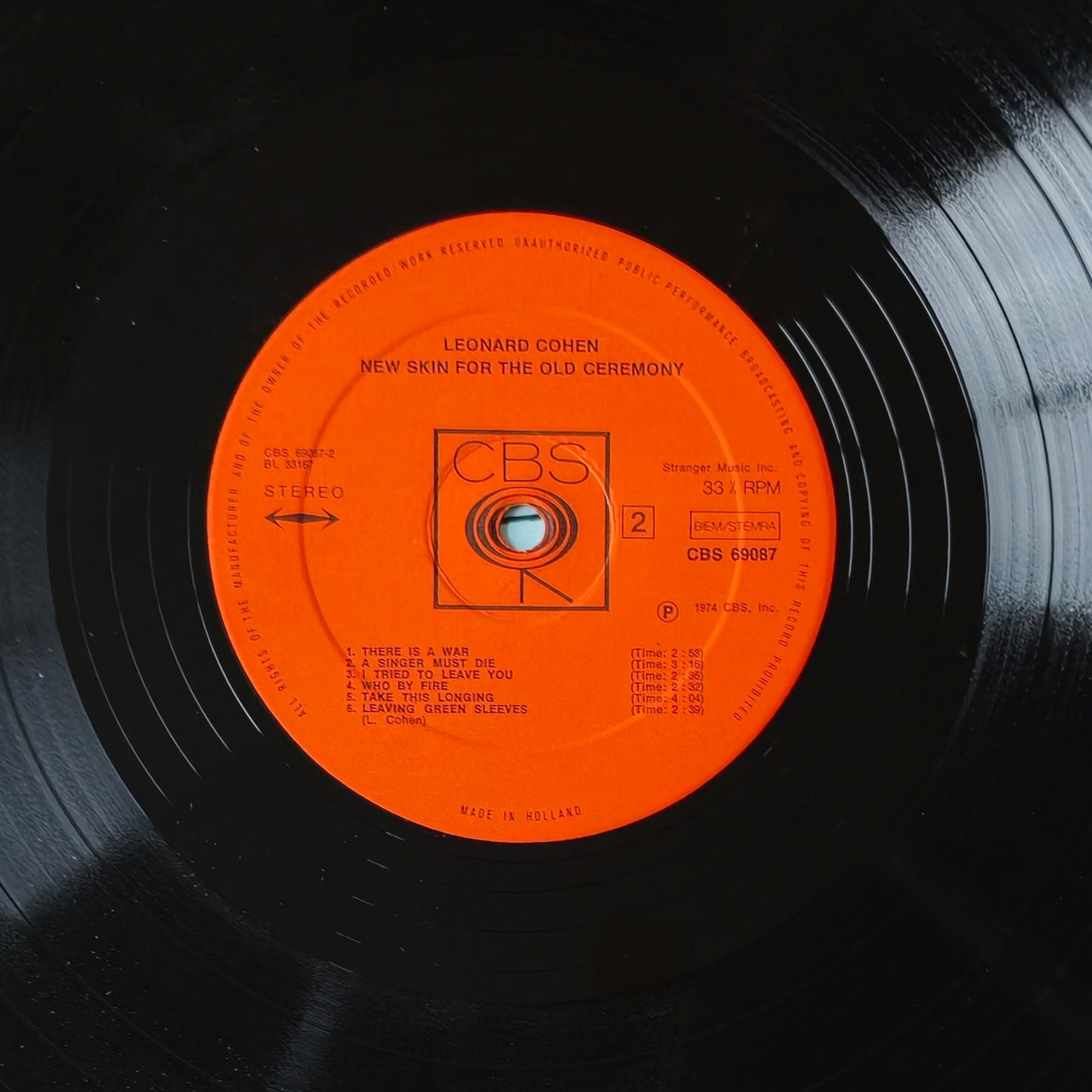 LEONARD COHEN - New Skin For The Old Ceremony