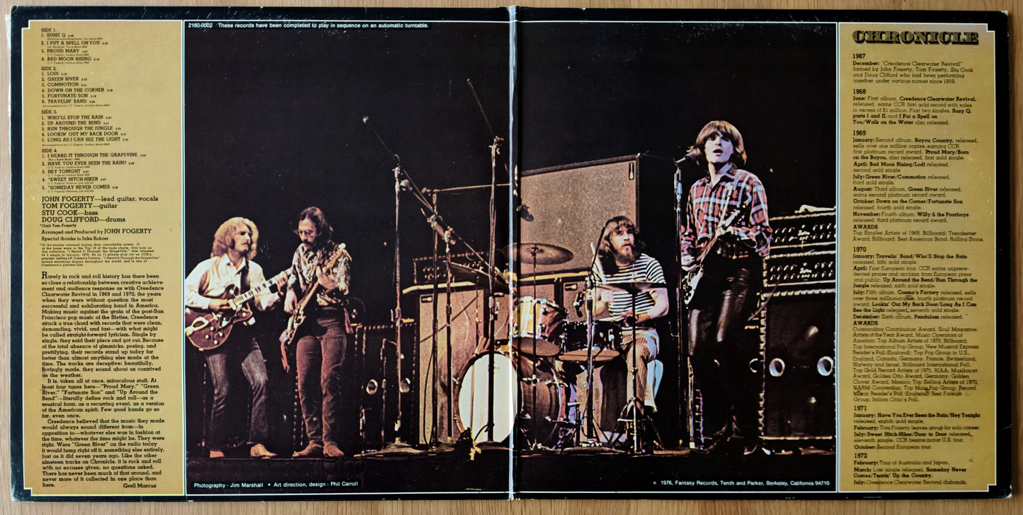 CREEDENCE CLEARWATER REVIVAL Featuring JOHN FOGERTY - Chronicle (The 20 Greatest Hits)