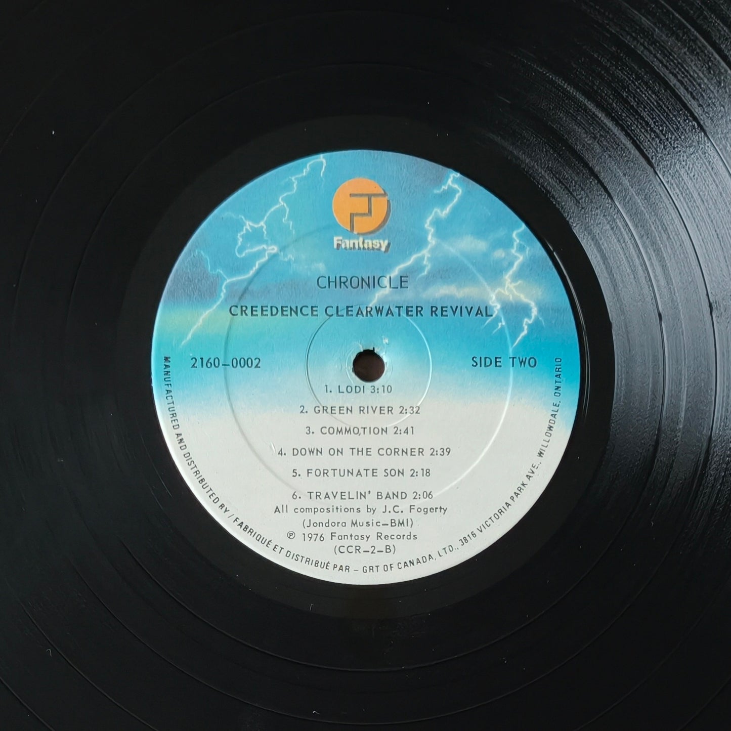CREEDENCE CLEARWATER REVIVAL Featuring JOHN FOGERTY - Chronicle (The 20 Greatest Hits)