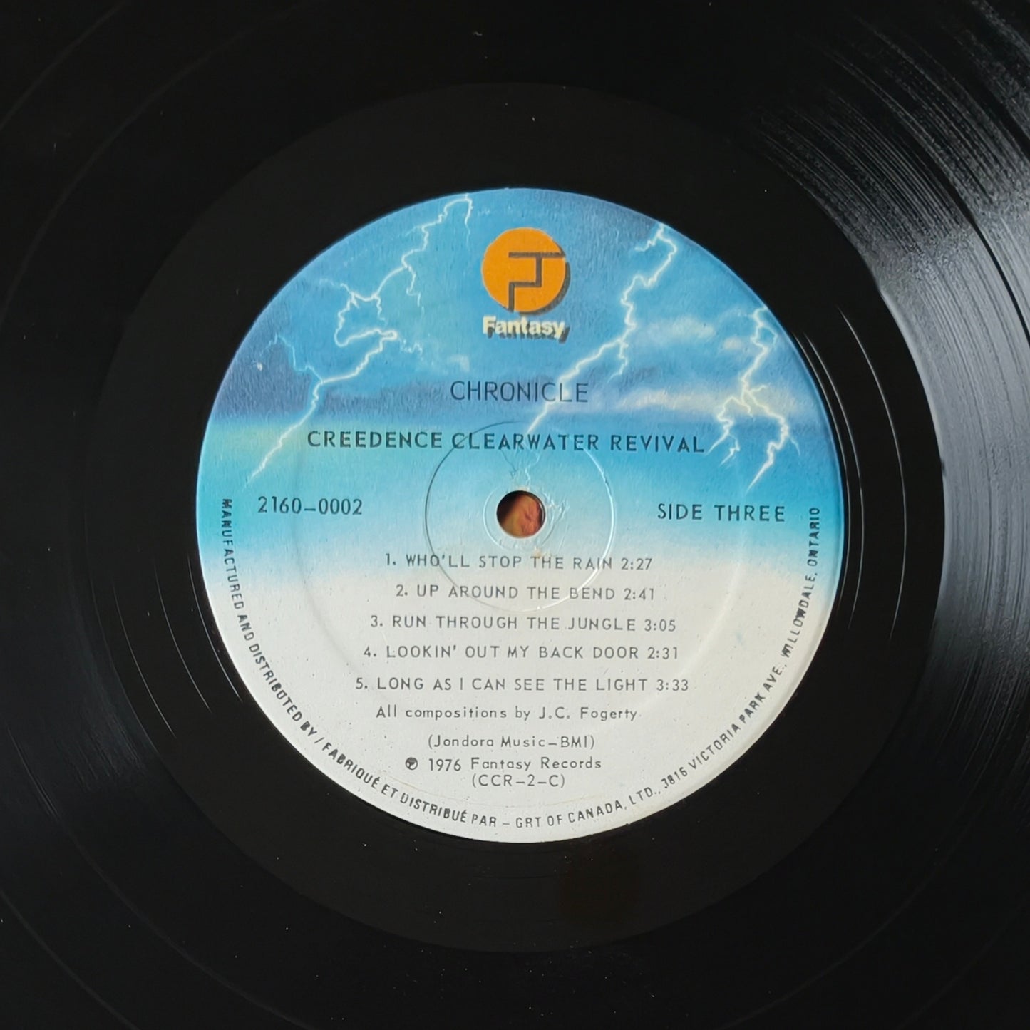 CREEDENCE CLEARWATER REVIVAL Featuring JOHN FOGERTY - Chronicle (The 20 Greatest Hits)