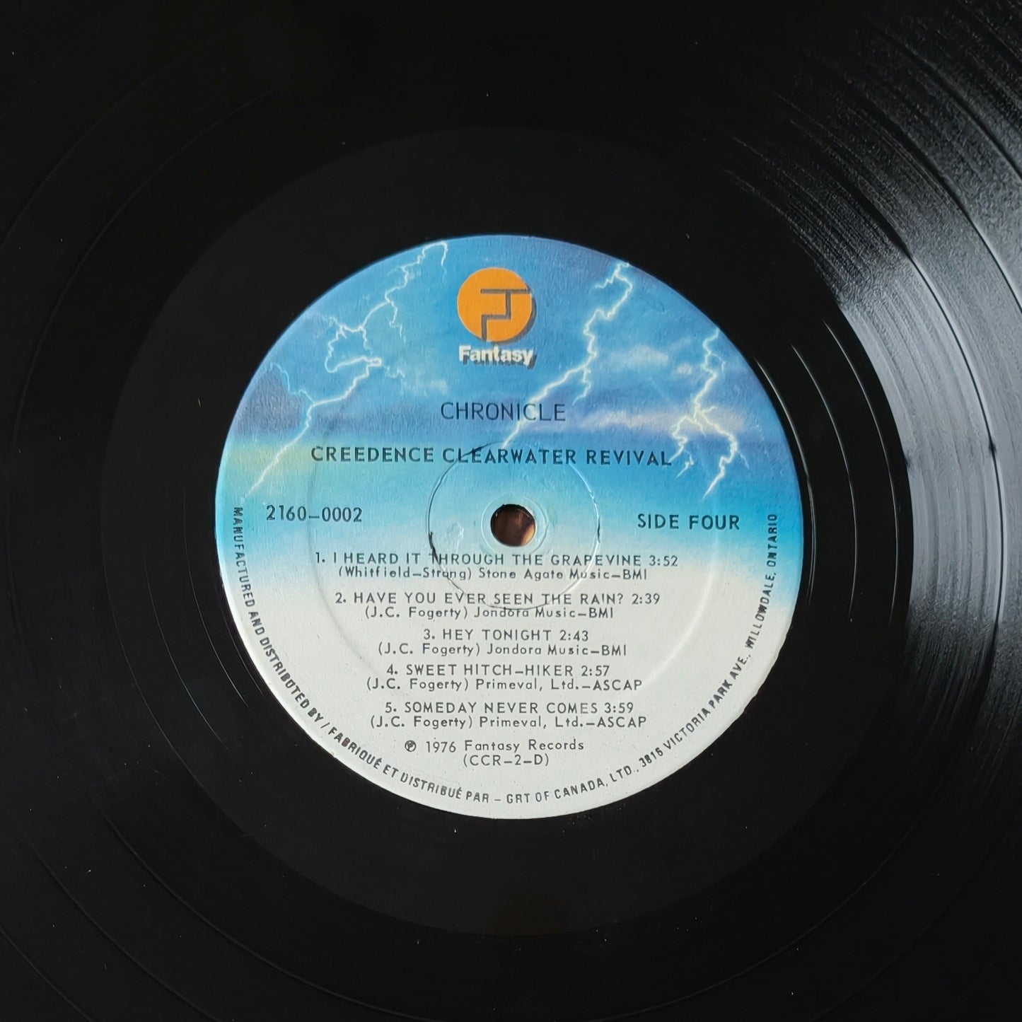 CREEDENCE CLEARWATER REVIVAL Featuring JOHN FOGERTY - Chronicle (The 20 Greatest Hits)