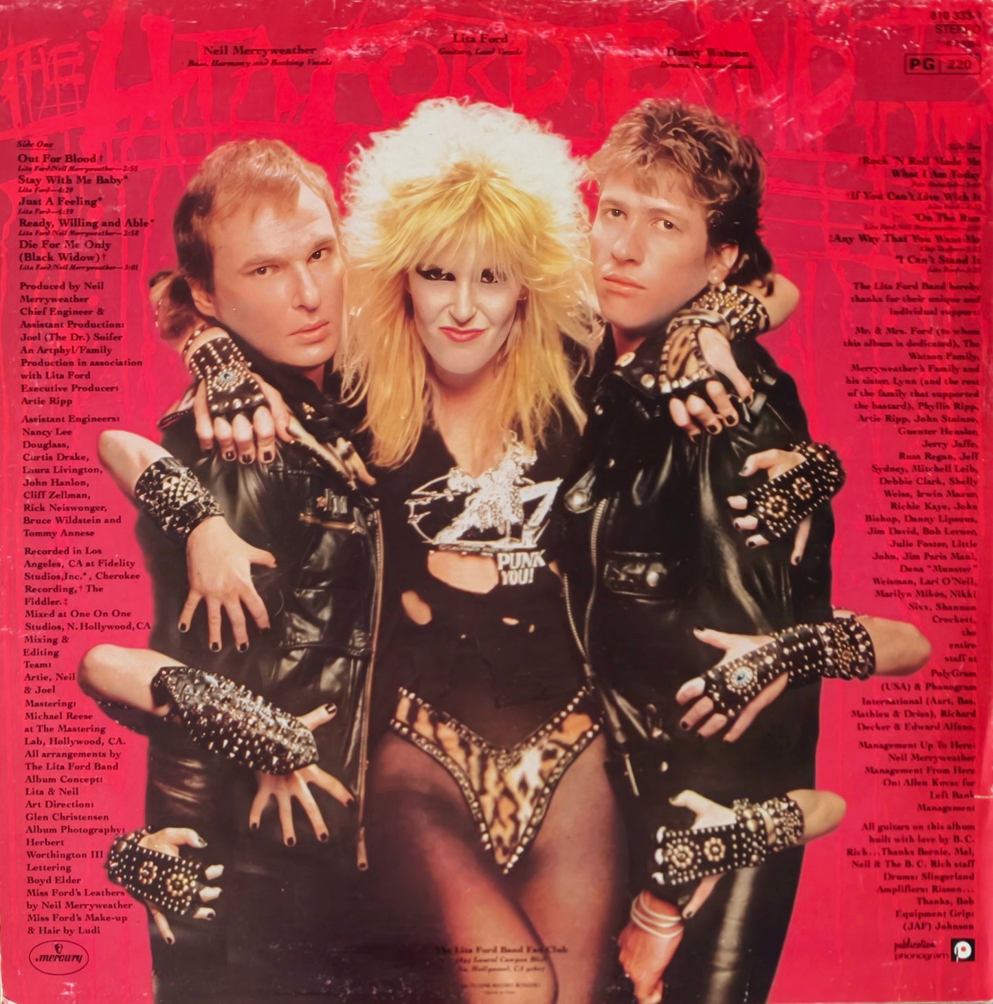 LITA FORD - Out For Blood