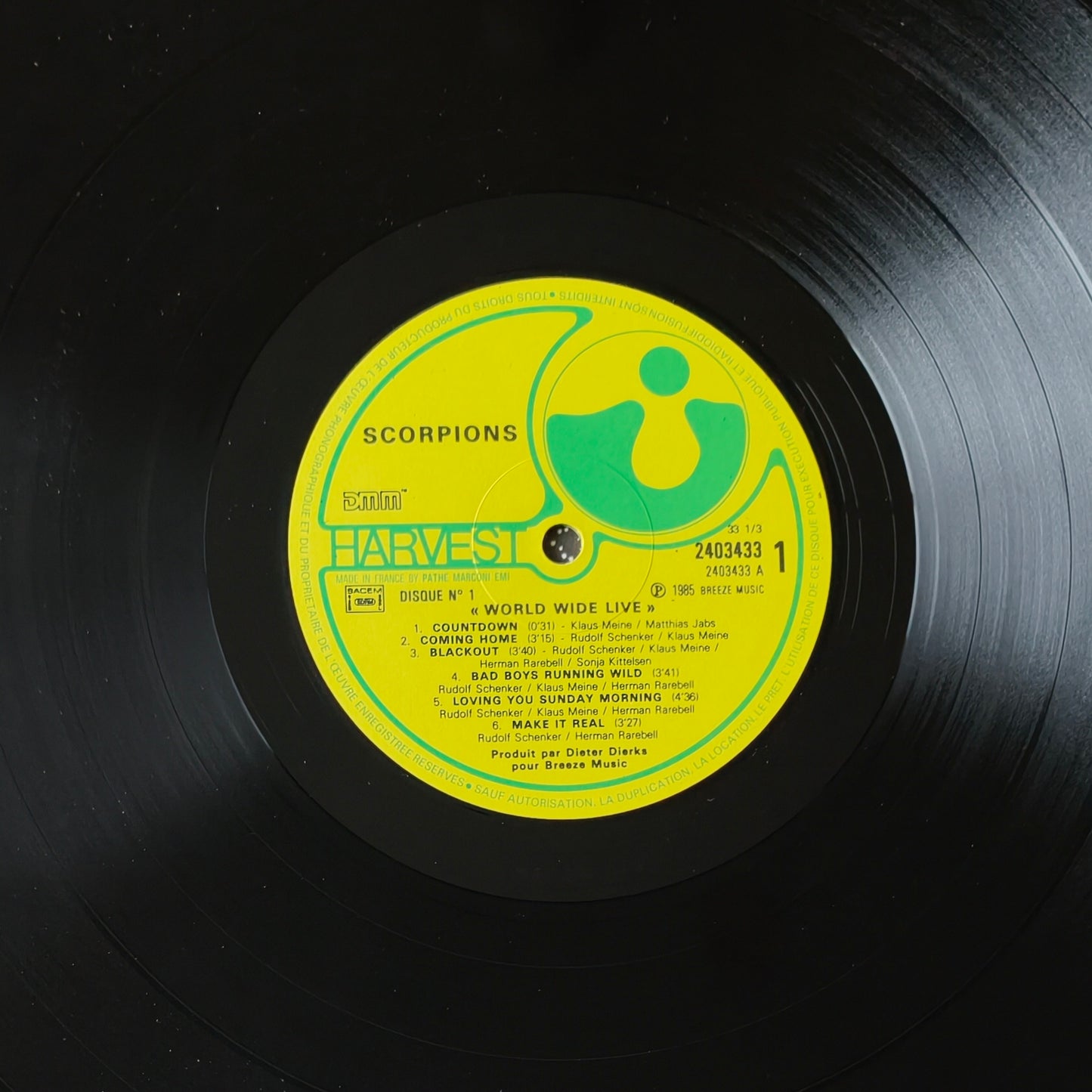 SCORPIONS - World Wide Live