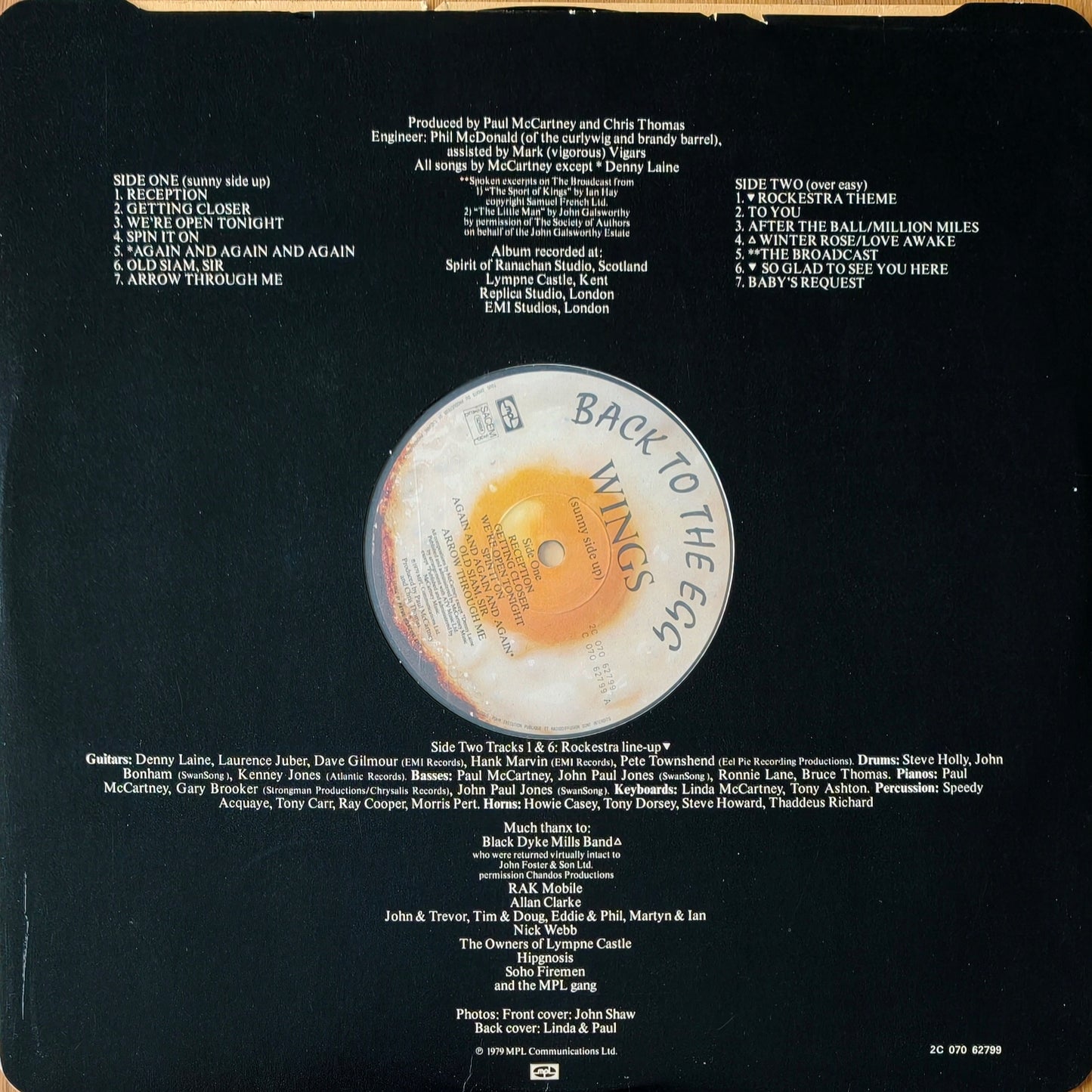 WINGS - Back To The Egg