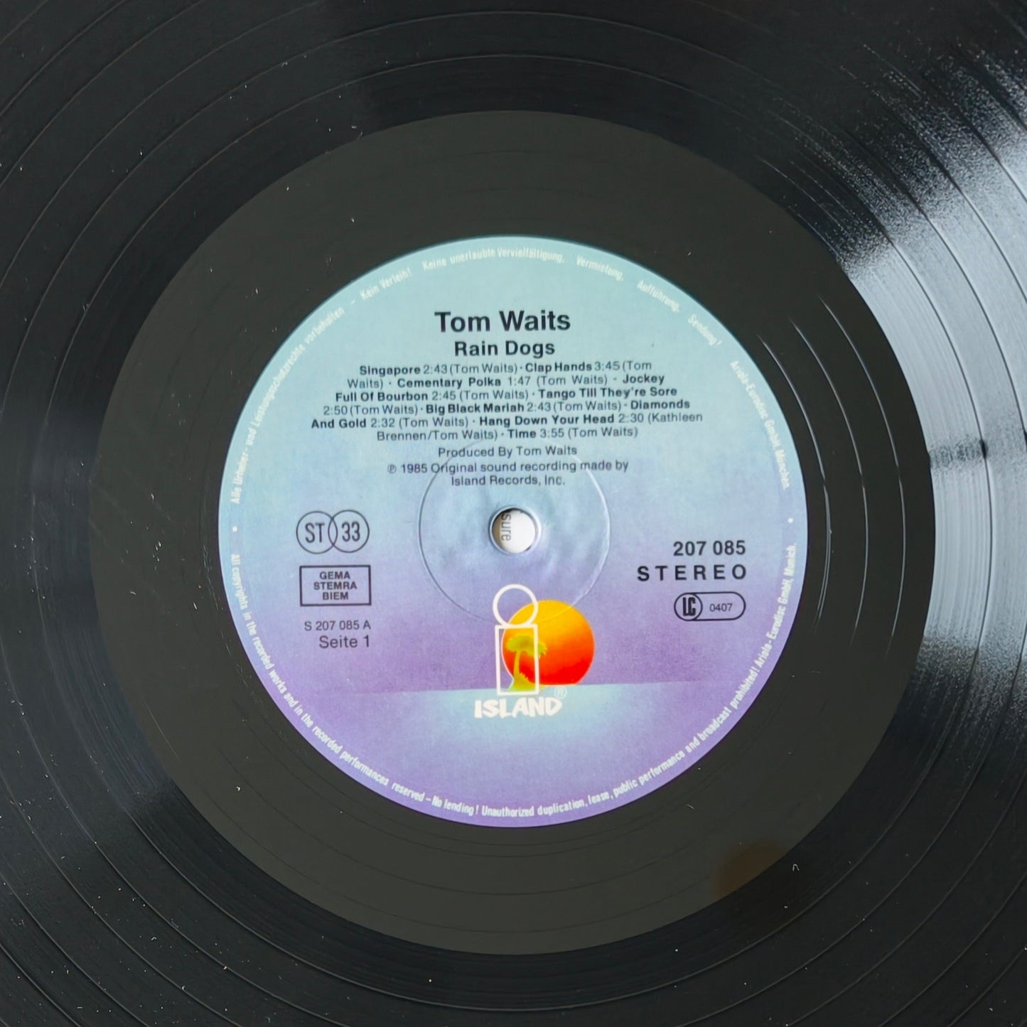 TOM WAITS - Rain Dogs
