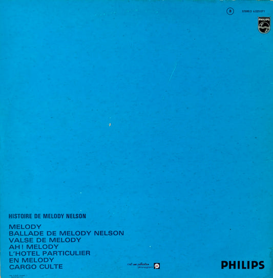 SERGE GAINSBOURG - Histoire De Melody Nelson