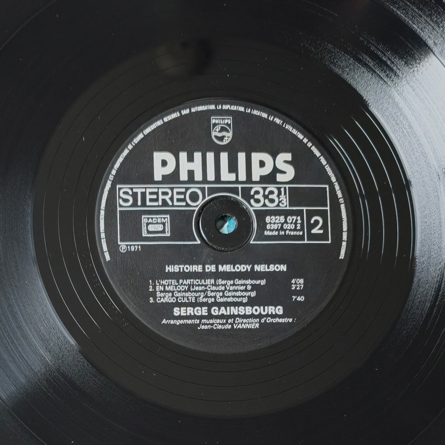 SERGE GAINSBOURG - Histoire De Melody Nelson