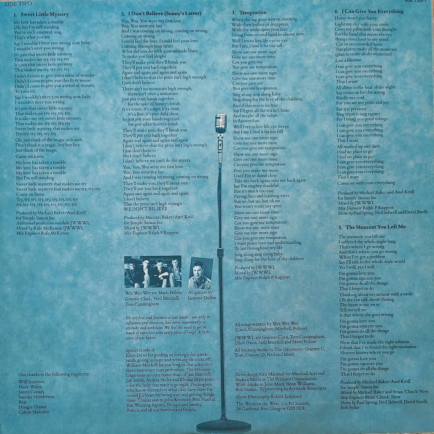 WET WET WET - Popped In Souled Out