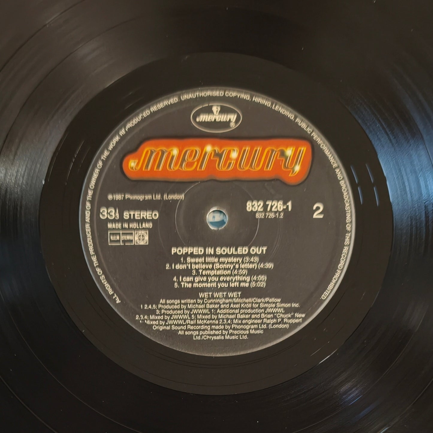 WET WET WET - Popped In Souled Out