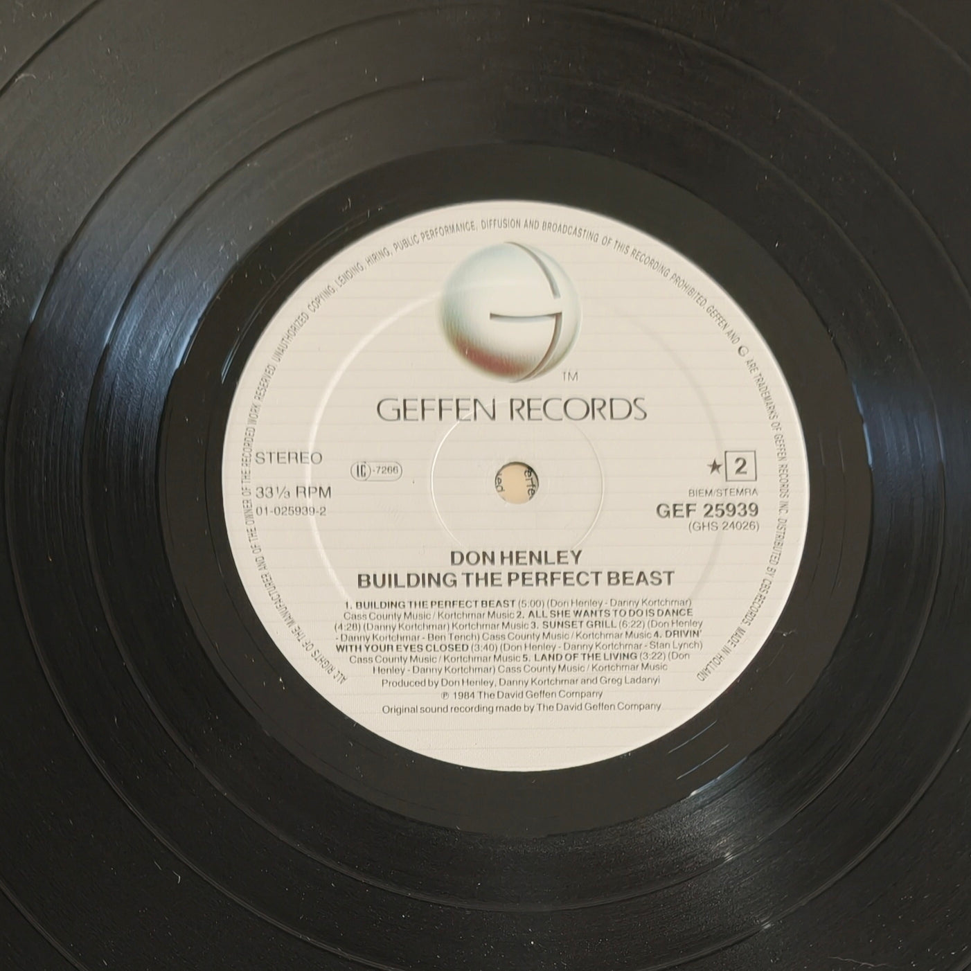 DON HENLEY - Building The Perfect Beast