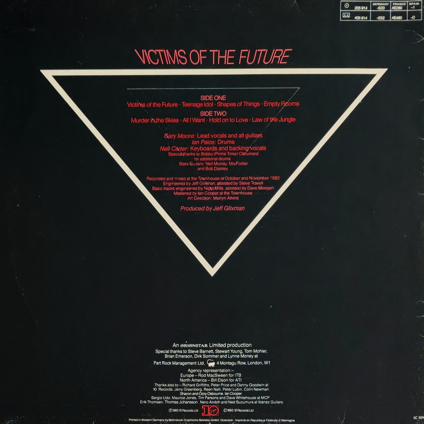 GARY MOORE - Victims Of The Future