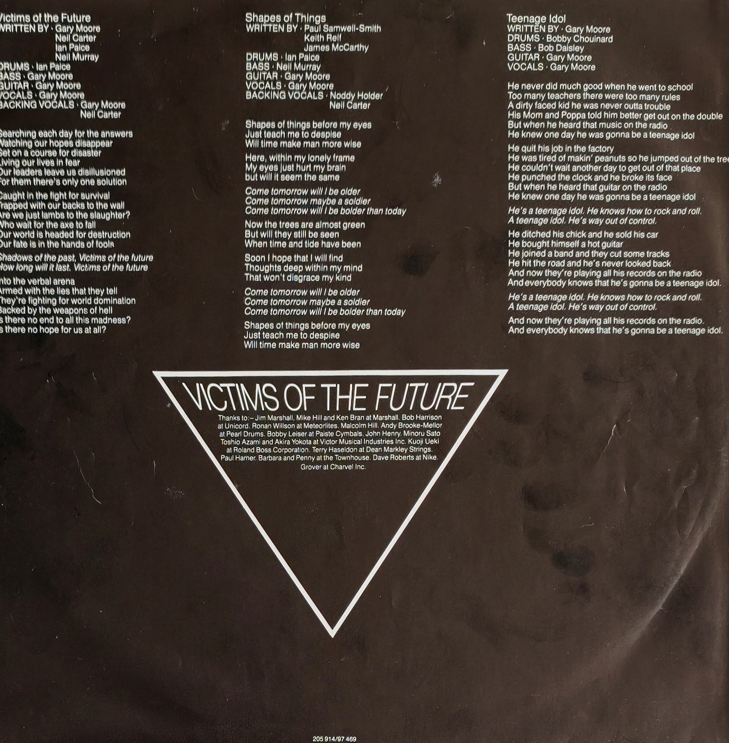 GARY MOORE - Victims Of The Future