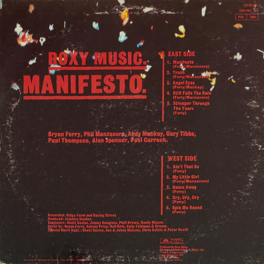 ROXY MUSIC - Manifesto