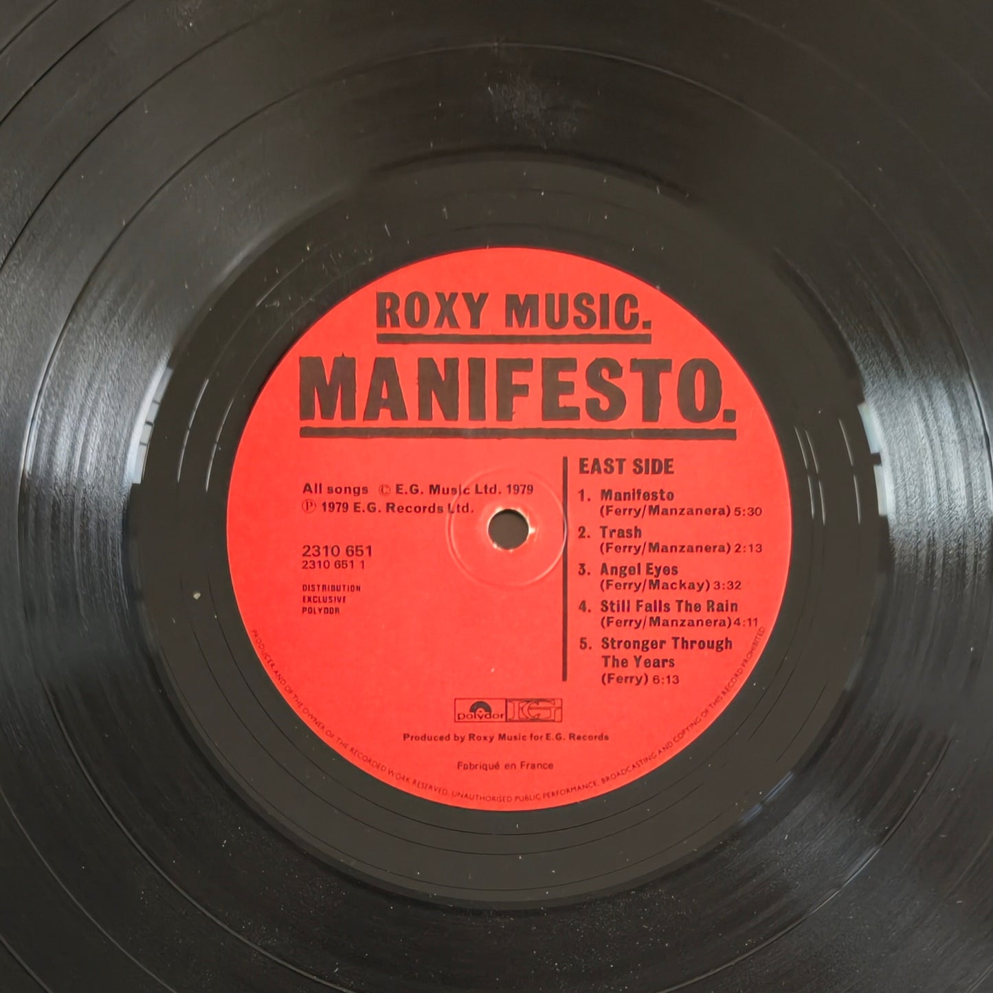 ROXY MUSIC - Manifesto