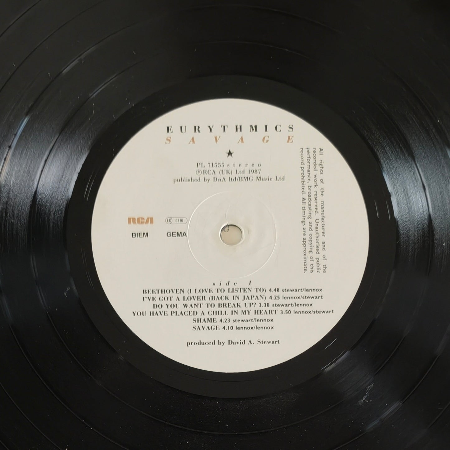 EURYTHMICS - Savage