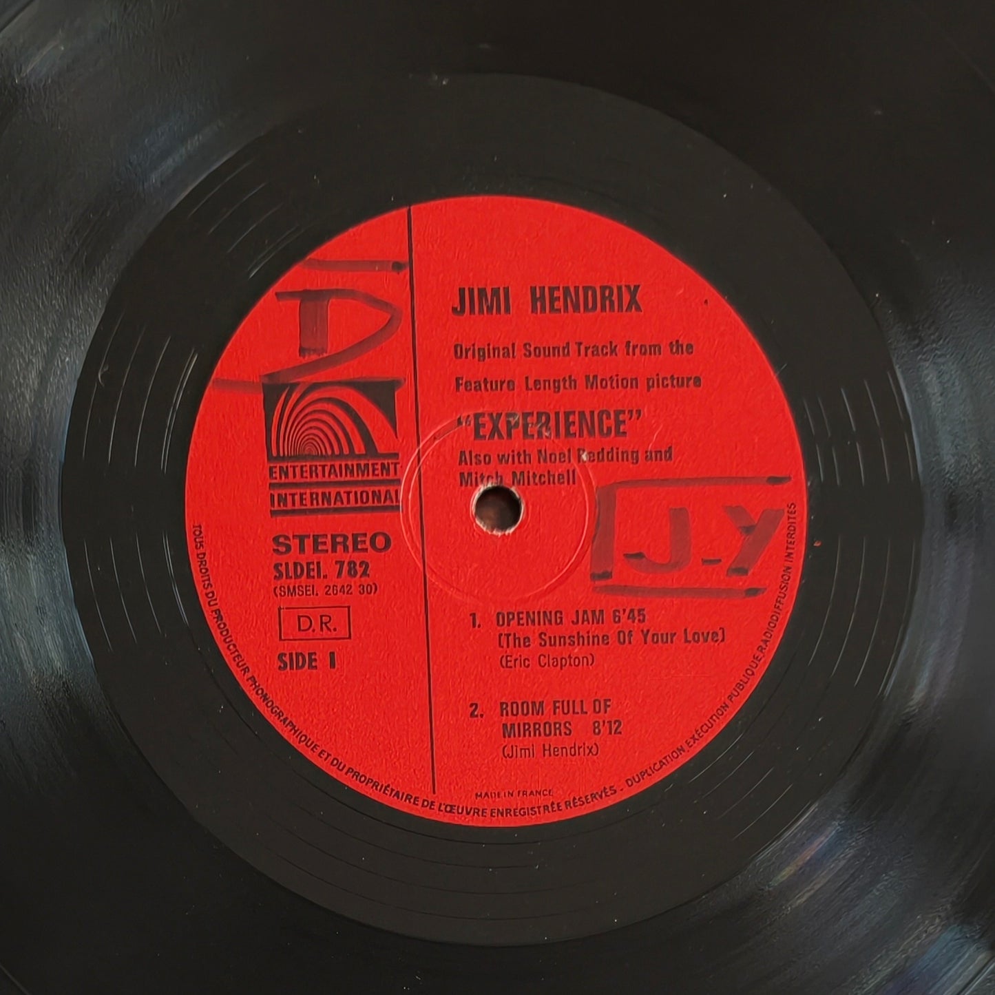 JIMI HENDRIX - Original Soundtrack Of The Motion Picture "Experience"