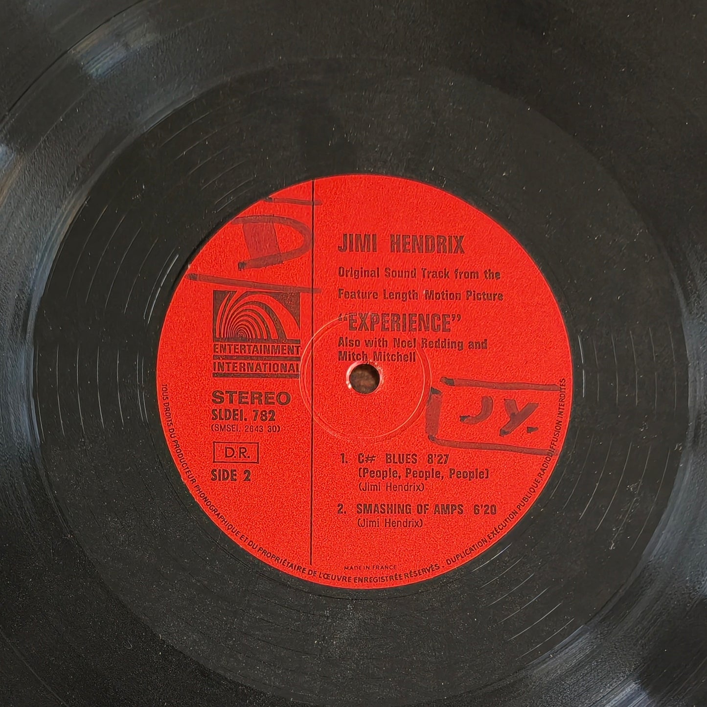 JIMI HENDRIX - Original Soundtrack Of The Motion Picture "Experience"