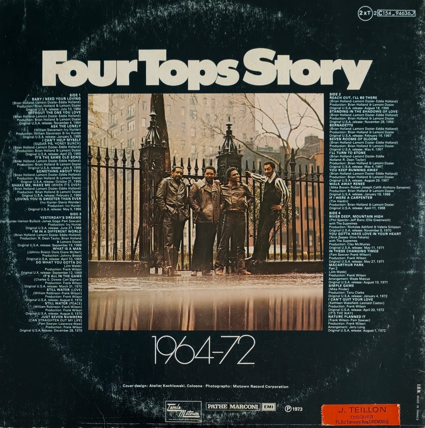 FOUR TOPS - Four Tops Story 1964-72