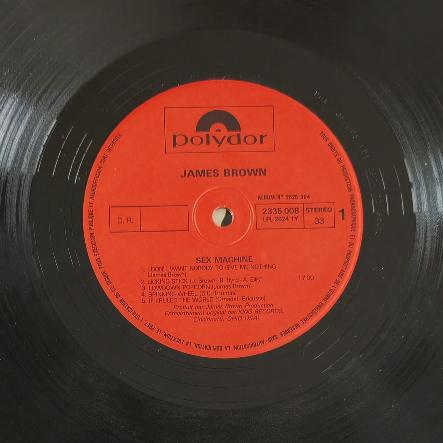 JAMES BROWN - Sex Machine