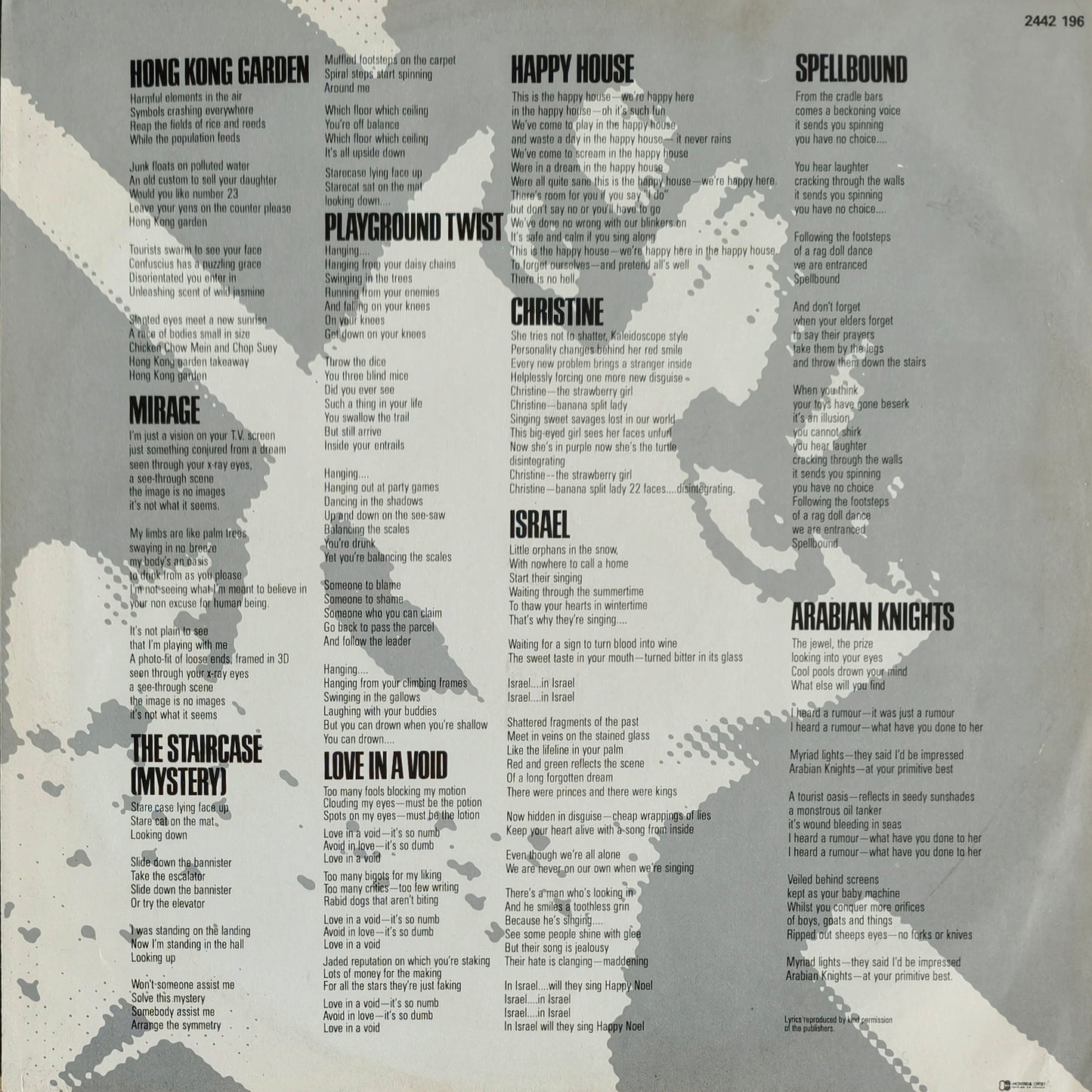 SIOUXSIE AND THE BANSHEES - Once Upon A Time / The Singles