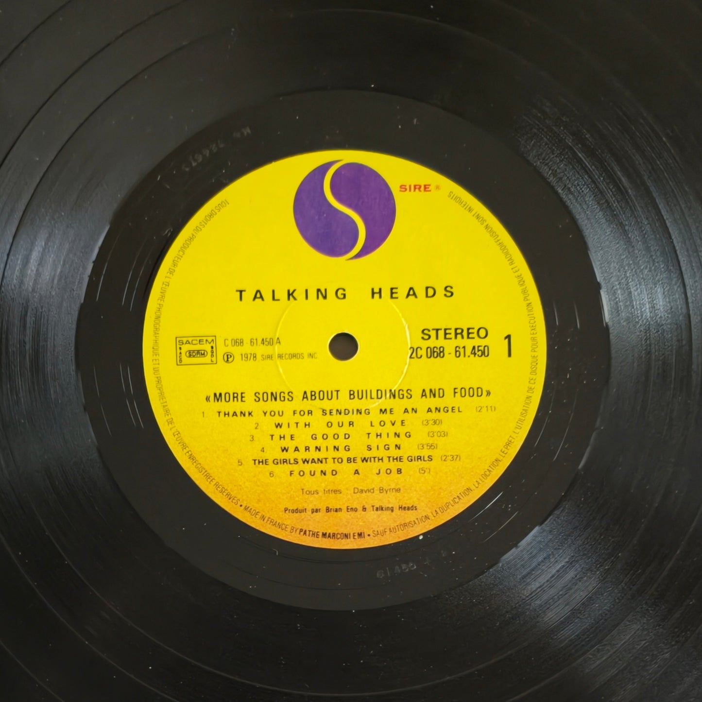 TALKING HEADS - More Songs About Buildings And Food