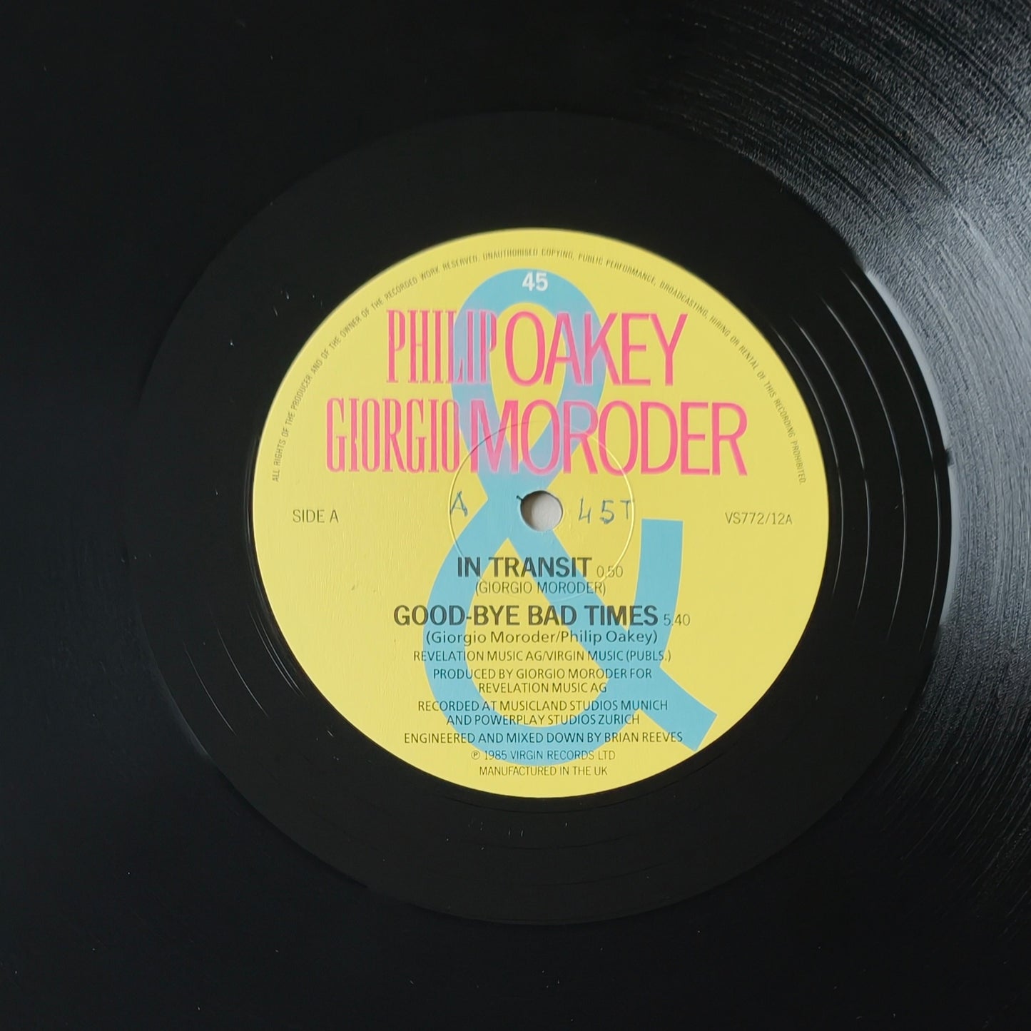 PHILIP OAKEY & GIORGIO MORODER - Good-Bye Bad Times