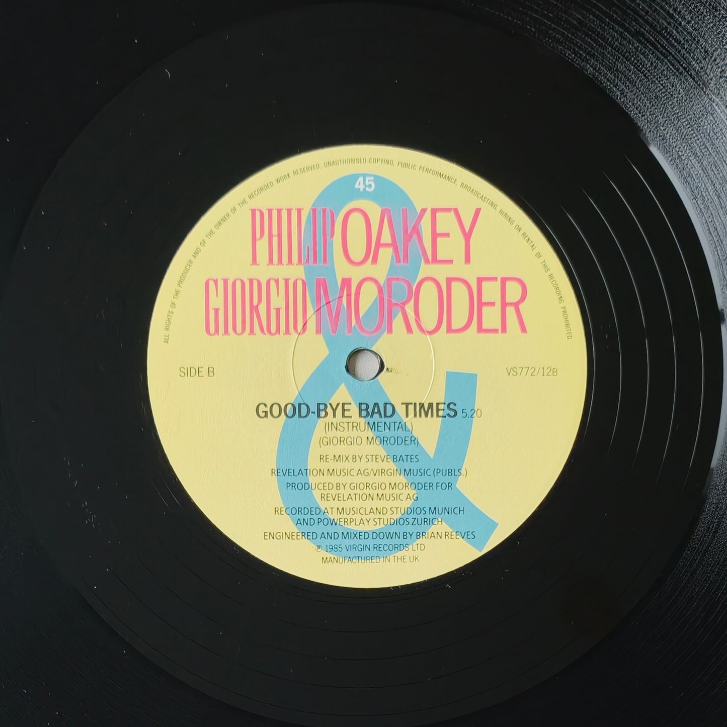 PHILIP OAKEY & GIORGIO MORODER - Good-Bye Bad Times
