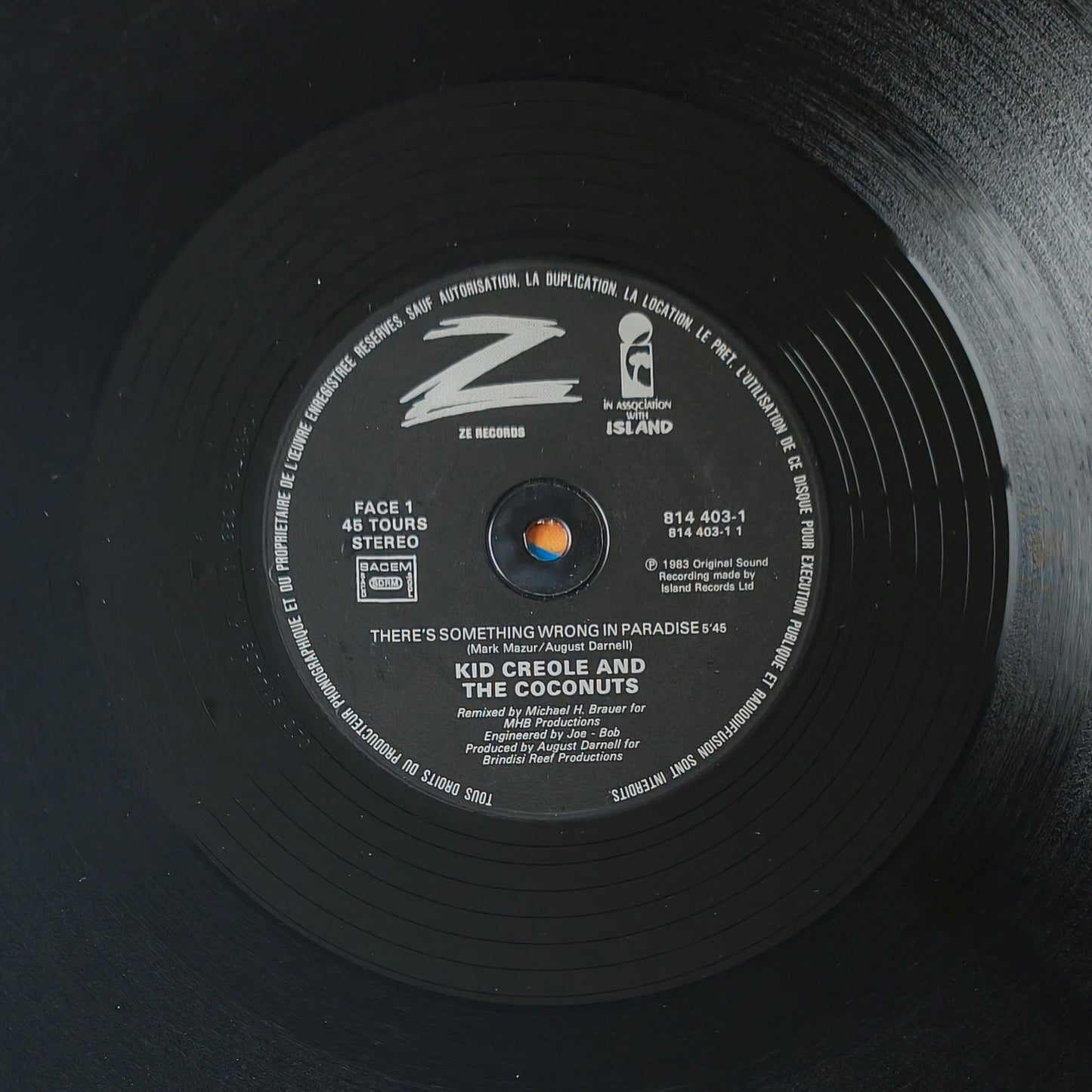 KID CREOLE & THE COCONUTS - There's Something Wrong In Paradise