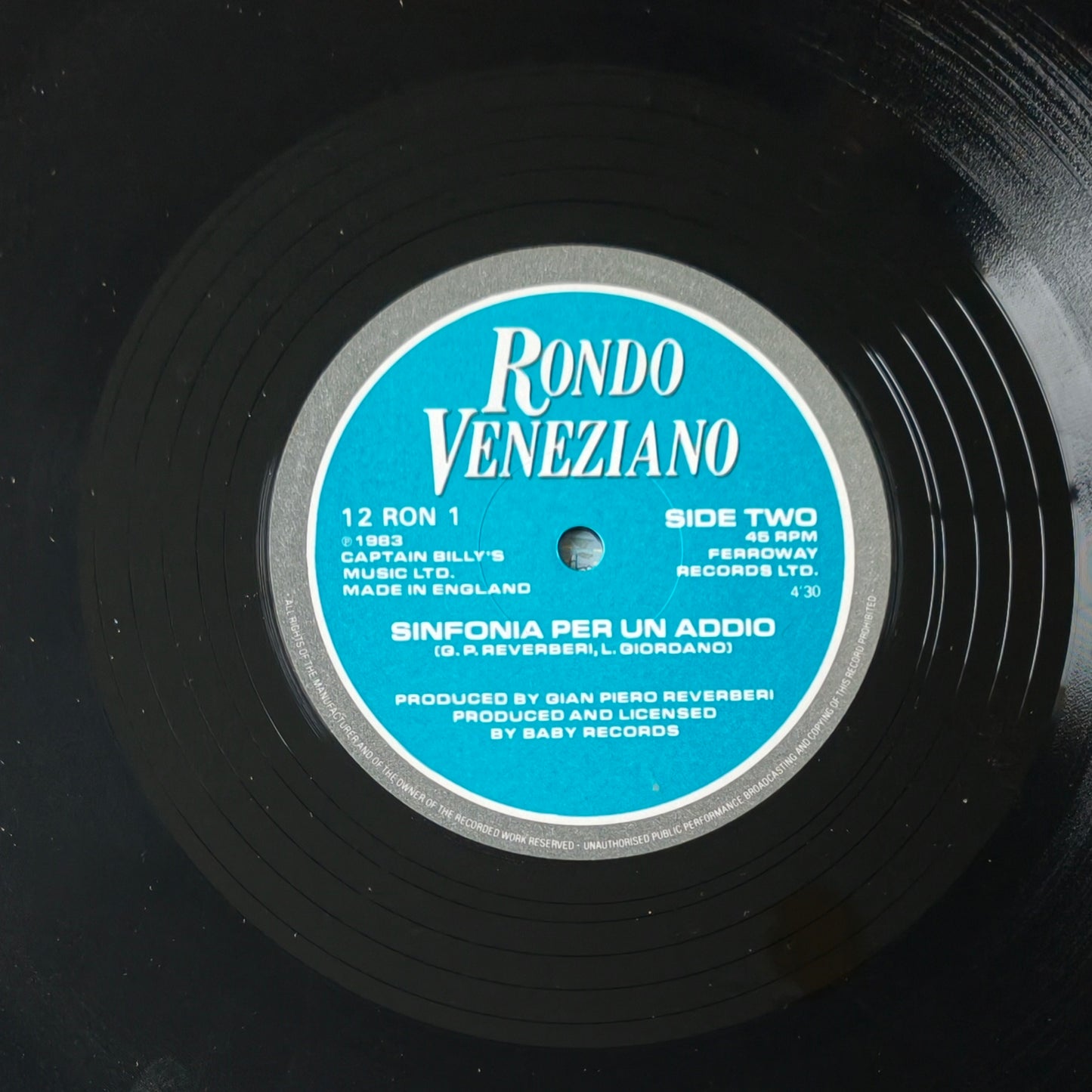 RONDO VENEZIANO - La Serenissima (Theme From Venice In Peril)