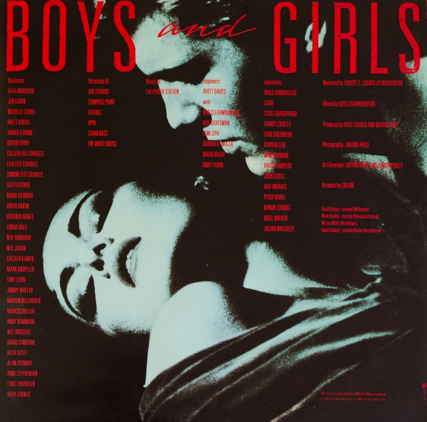 BRYAN FERRY - Boys And Girls