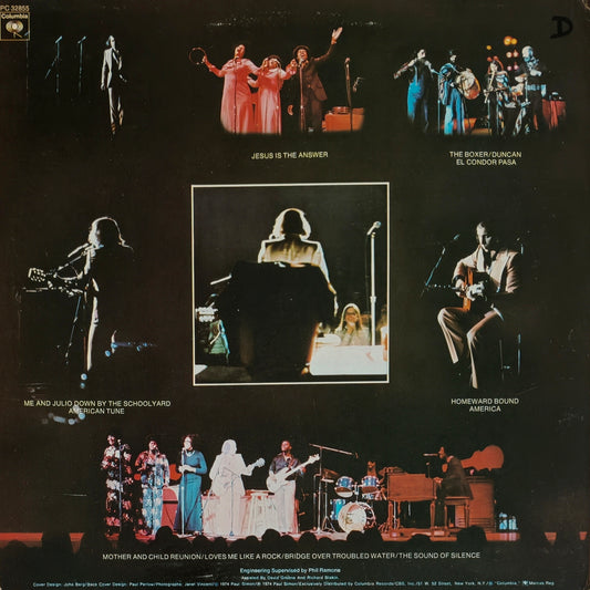 PAUL SIMON WITH URUBAMBA & THE JESSY DIXON SINGERS - Paul Simon In Concert Live Rhymin' (Pressage US)