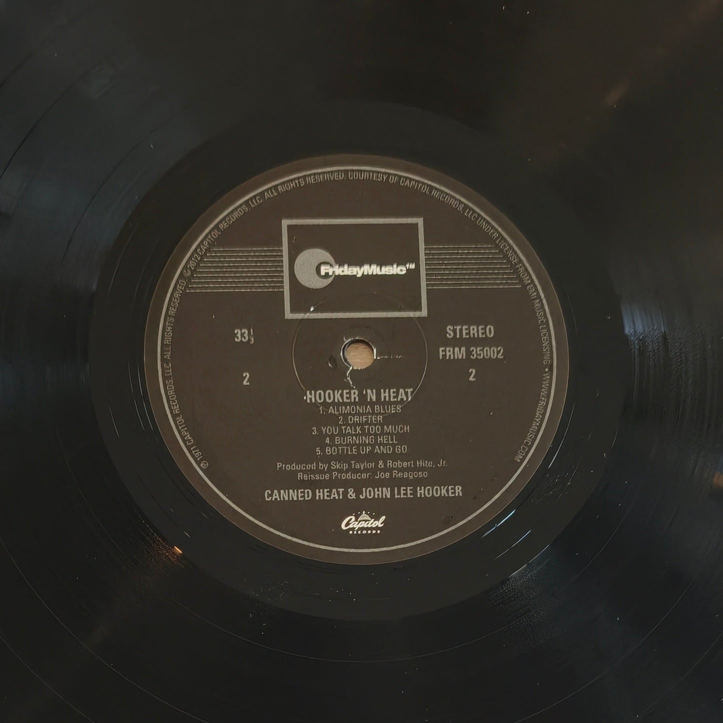 CANNED HEAT & JOHN LEE HOOKER - Hooker 'N' Heat (Pressage US 2012)