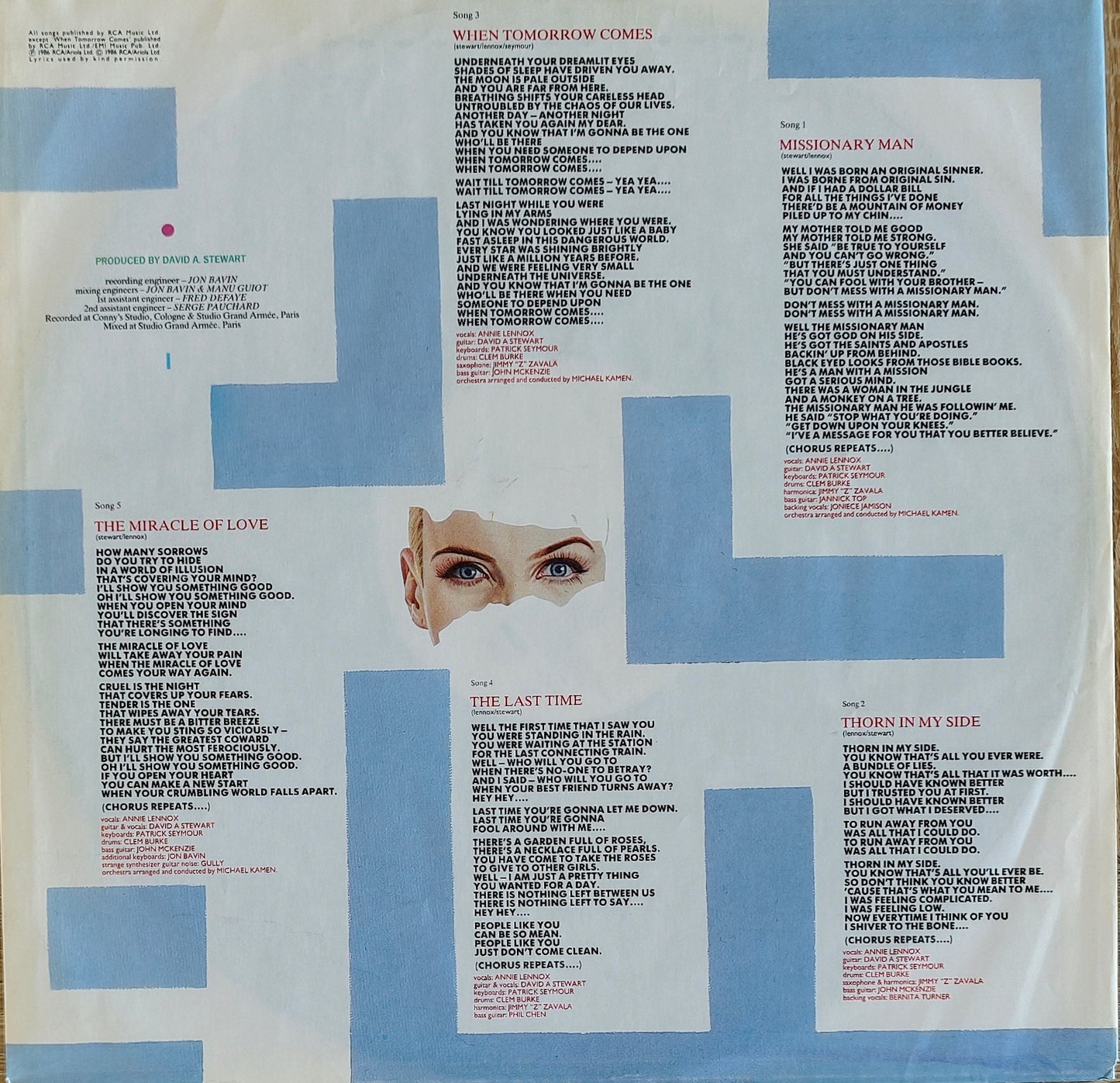 EURYTHMICS - Revenge